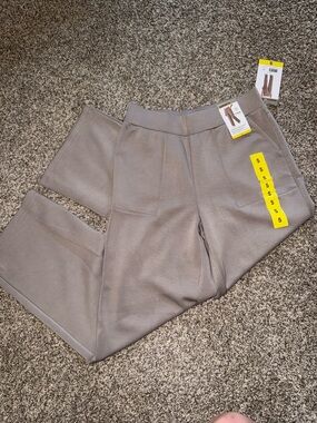 Mondetta Taupe Wide Leg Pull-On Pants